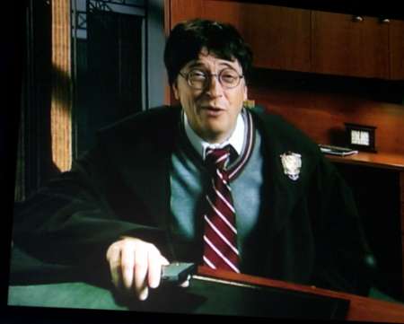 Bill Gates vestito da Harry Potter