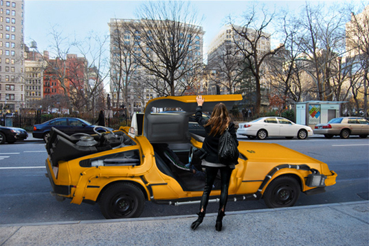 DeLorean NYC Taxi Mike Lubrano 2