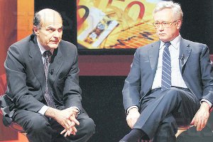Bersani Tremonti Annozero Colaninno