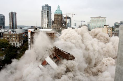 Woodwards building Vancouver demolition 2