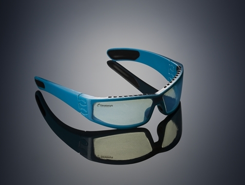 color cyan clear rubber glasses