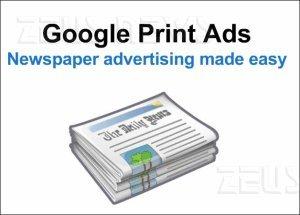 Google chiude Print Ads pubblicit sui quotidiani