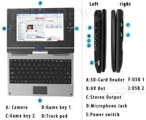 Skytone Alpha 680 netbook Android Cpu Arm 11