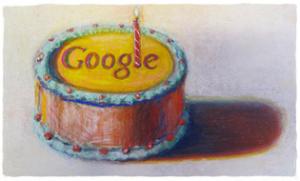 Google compie 12 anni (immagine di Wayne Thiebaud)