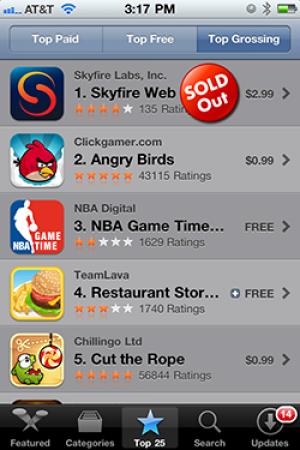Skyfire Flash iPhone sold out HTML 5 Apple Adobe
