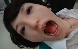 Showa Hanako 2 paziente robot dentista