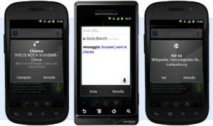 Google Android azioni vocali smartphone sms