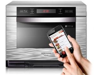 Samsung Ziper smart oven forno smartphone android