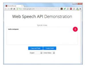 Chrome Web Speech API