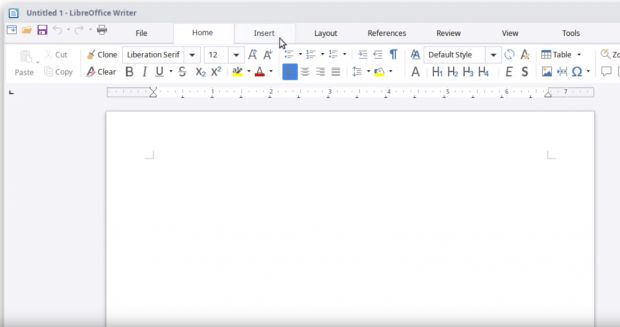 libreoffice notebookbar ribbon