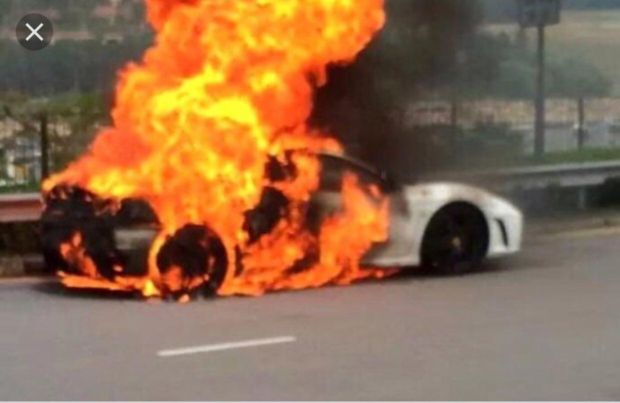 petrol car fire 2