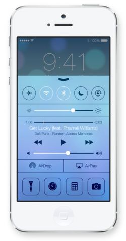 ios 7 control center