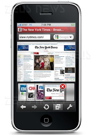 Opera Mini 5 Apple iPhone iTunes Store