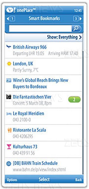 OnePlace, il sistema di bookmark per cellulari