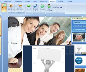 Fotolia integra Office Word PowerPoint 2007