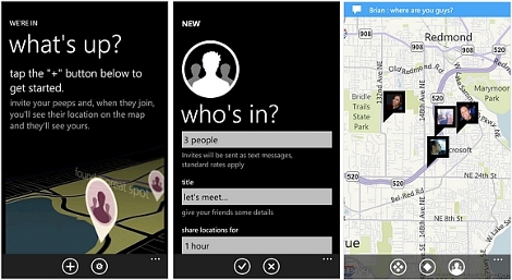 Microsoft Windows Phone 7 Kamkar geolocalizzazione