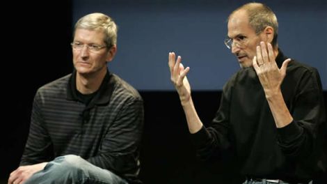 tim cook and steve jobs