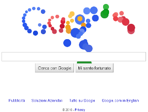 Google Doodle animato palline colorate 12 anni