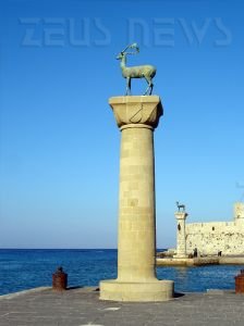 Due cervi, un maschio e una femmina, sono il simbo