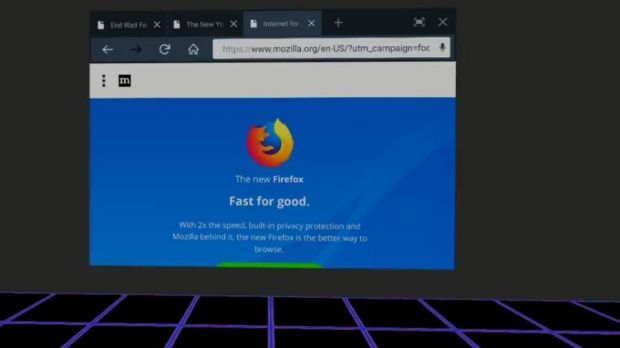 Firefox Reality Virtual Reality Browser