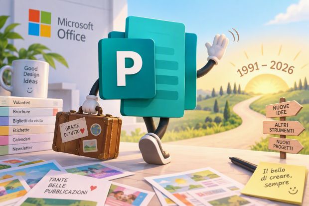 microsoft publisher addio