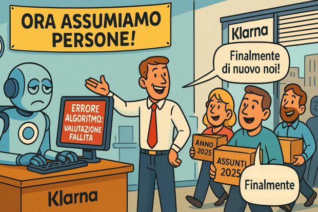 klarna addio ia assume umani