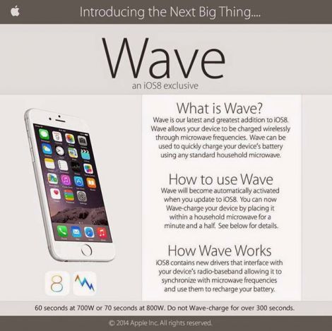 apple wave prank