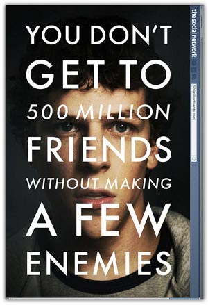 The Social Network film Facebook Zuckerberg 23 mil