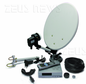 kit tv satellitare da viaggio