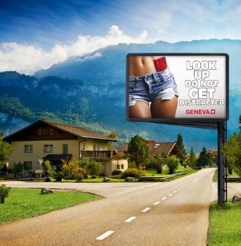 pubblicità Geneva Svizzera