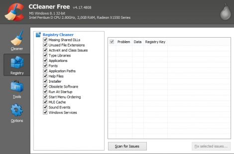 Ccleaner registro