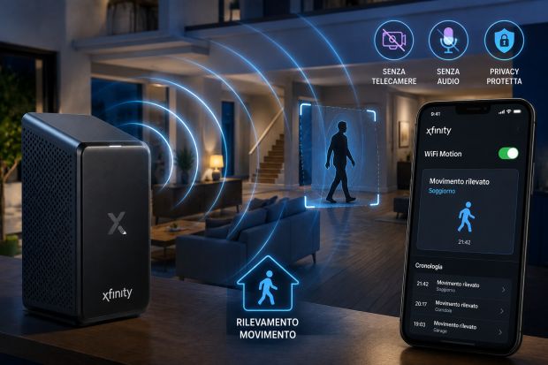 comcast wifi rilevatore movimento