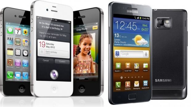 iphone 4s and samsung galaxy s2