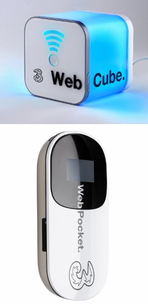 WebCube e WebPocket 3 Italia WebFamily HSPA e Wi-F