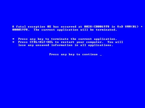 Blue Screen of Death