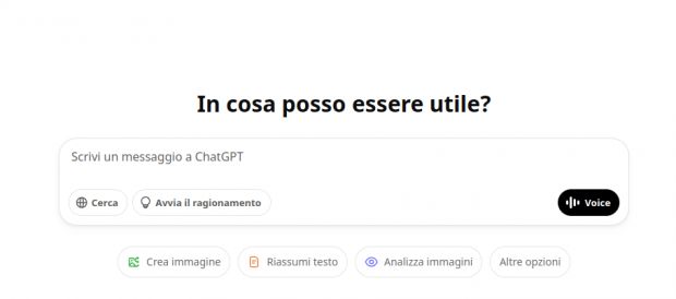 chatgpt search senza account