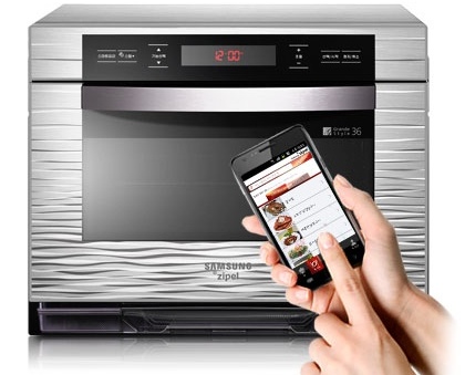 Samsung Ziper smart oven forno smartphone android