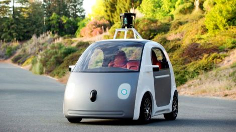 Google Self driving car vehicle mockup 1