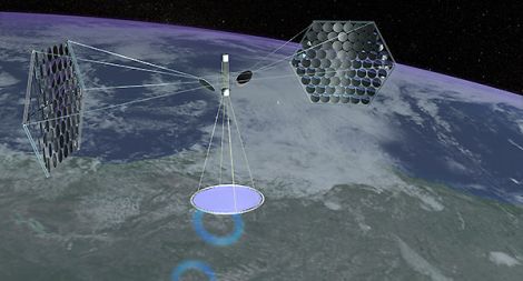 cina centrale solare spaziale