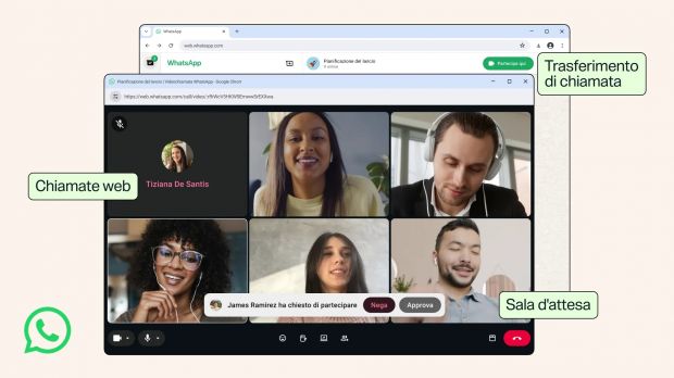 whatsapp web chiamate