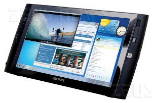 Archos 9PCTablet touchscreen con Windows 7