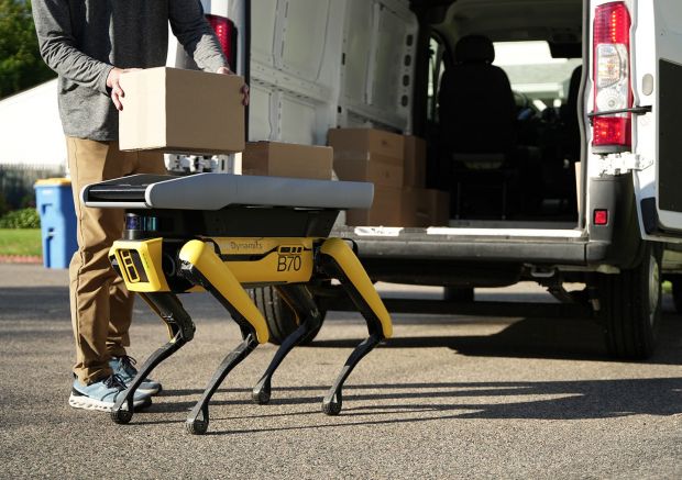 spot boston dynamics corriere