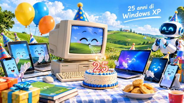 windows xp 25 anni