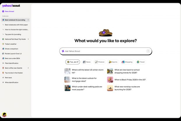 yahoo scout screeshot