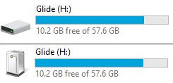 windows 10 icone usb errate