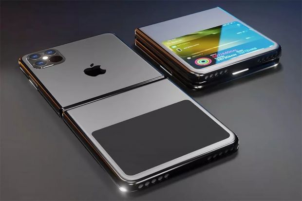 iphone pieghevole mockup