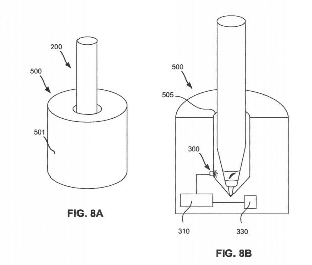 microsoft solar powered surface pen uspto patent