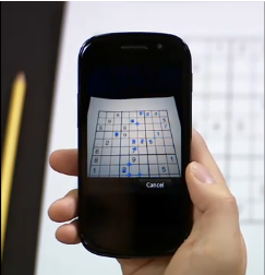 Google Goggles sudoku codici a barre pubblicità