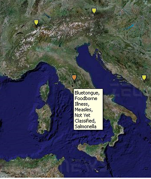 Una mappa online per monitorare le malattie