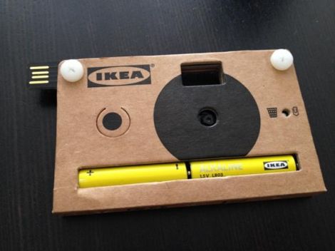 fotocamera cartone ikea